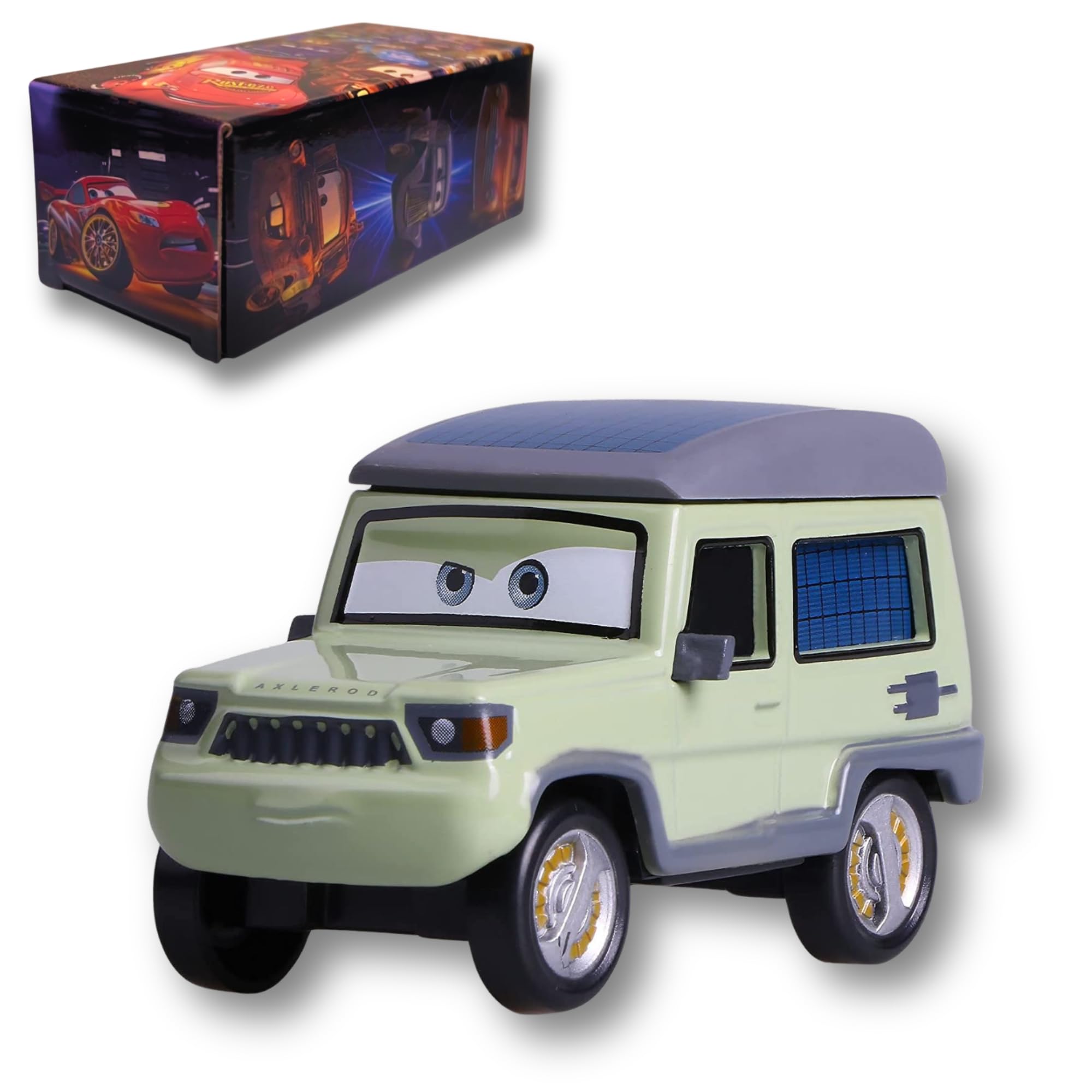 Die-Casting Racers Toy Cars, Safety Alloy Material for Childs, Beauty Color Box Packaging for Your Son Birthday, Inspired by Favorite Characters, Gift for 3+ Years Old (Axelrod)