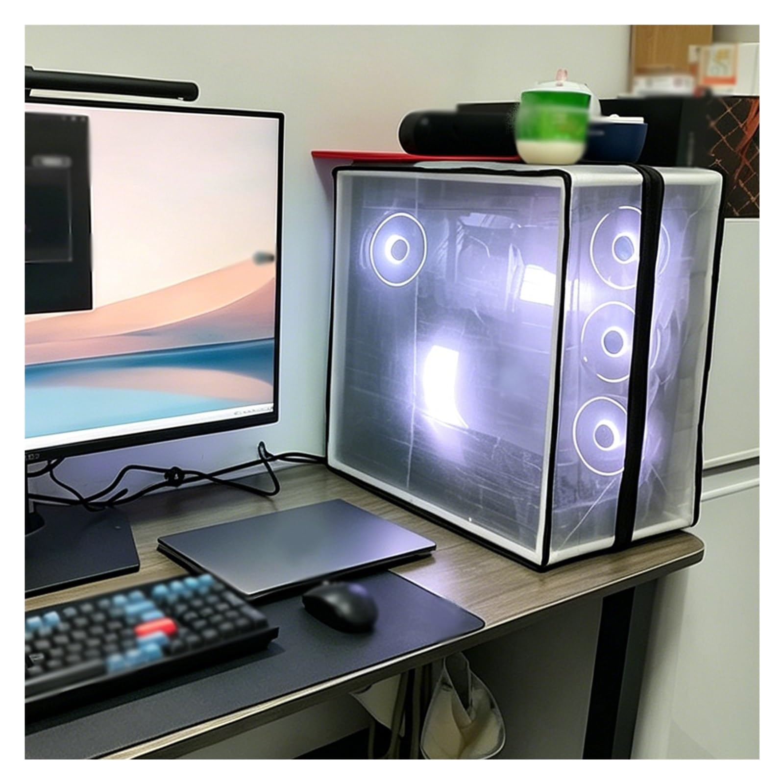 funda antipolvo para ordenador Caja A Prueba De Polvo Para Computadora 330 350 400 520 Mm, Polvo Para Consola De Juegos Para Cubierta Protectora, Funda Protectora Para Host