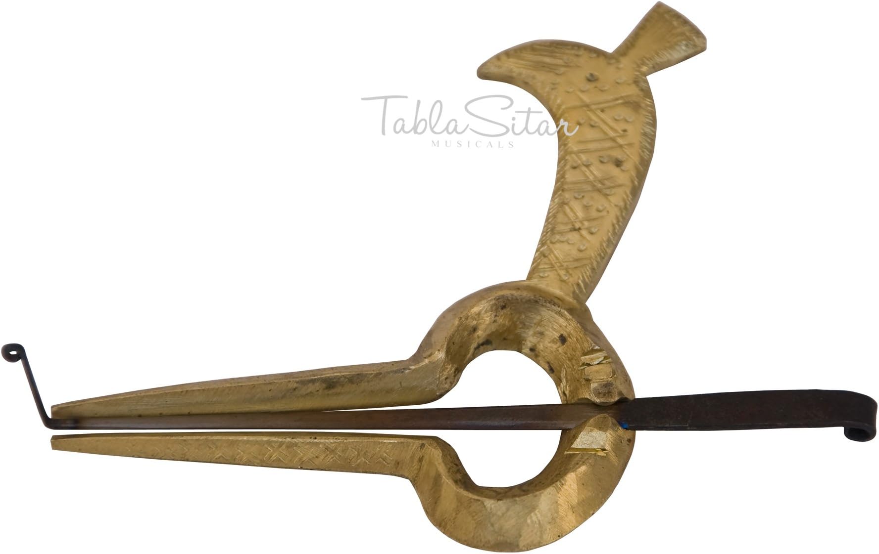 MAHARAJA Morchang Musical Instrument, Rajasthani, Professional Quality, Brass, Mouth Harp, Jaw Harp, Jew's harp, Ozark Harp, Juice Harp, Mukharshanku, Mourching, Morching (US-PDI-EFI)