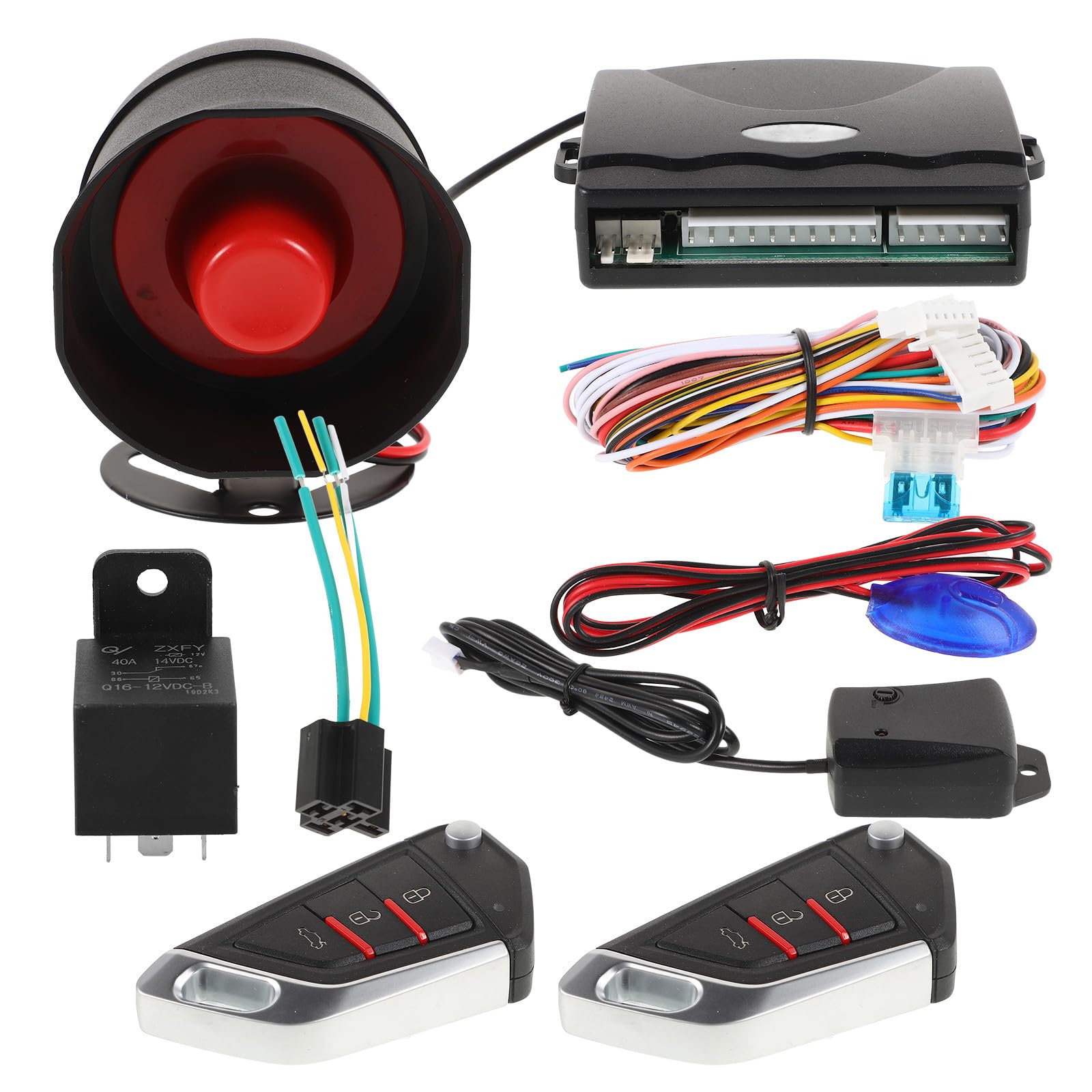 Kit Antifurto Auto Serratura Centralizzata e Avviamento Remoto, Dispositivo di Sicurezza per Accesso senza Chiave Compatibile Veicoli, Installazione Professionale per Protezione
