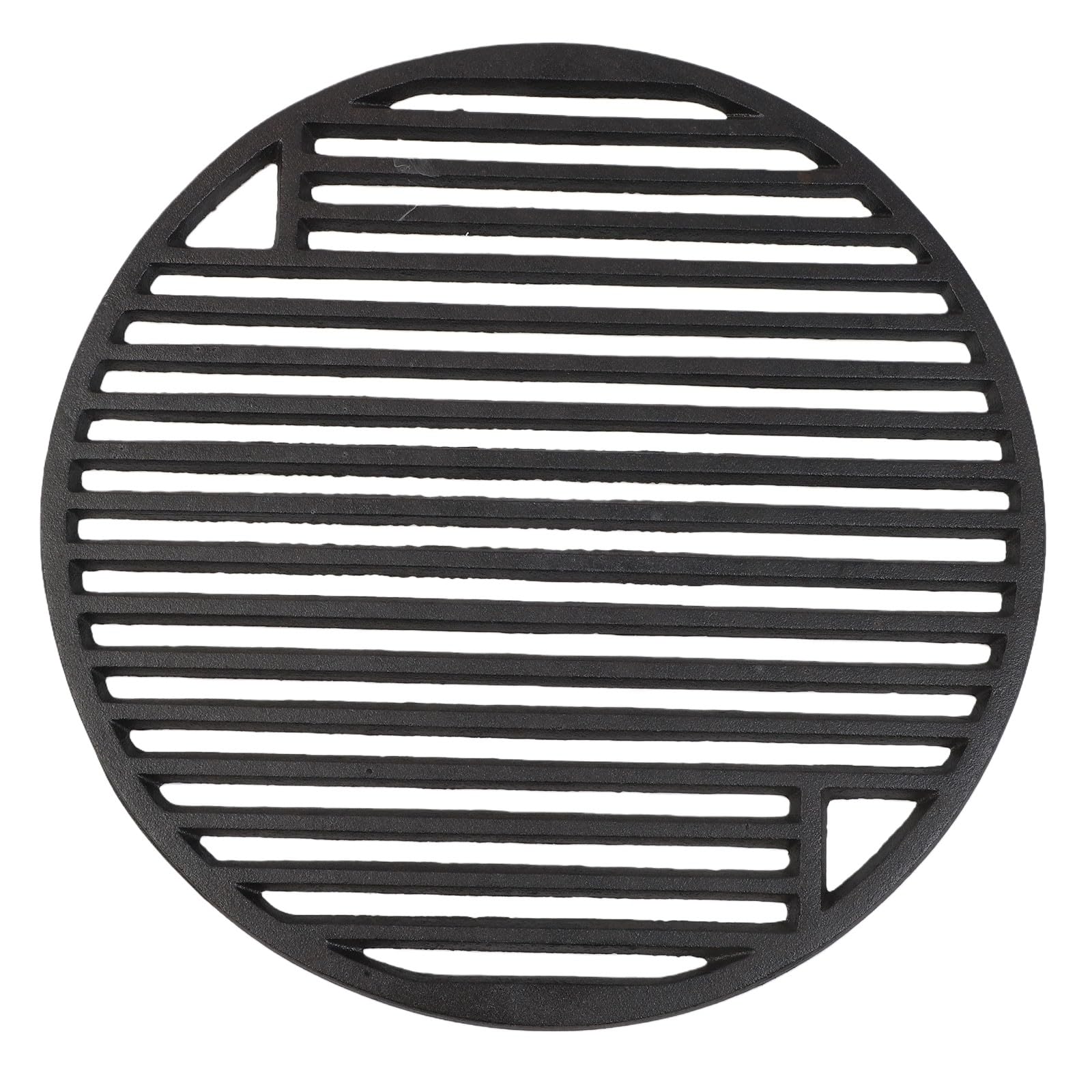 Wytrzymały okrągły żeliwny ruszt do grillowania na węgiel drzewny i grille gazowe, 30-45 cm, trwała powierzchnia do gotowania, idealna do grillowania na świeżym powietrzu i grillowania