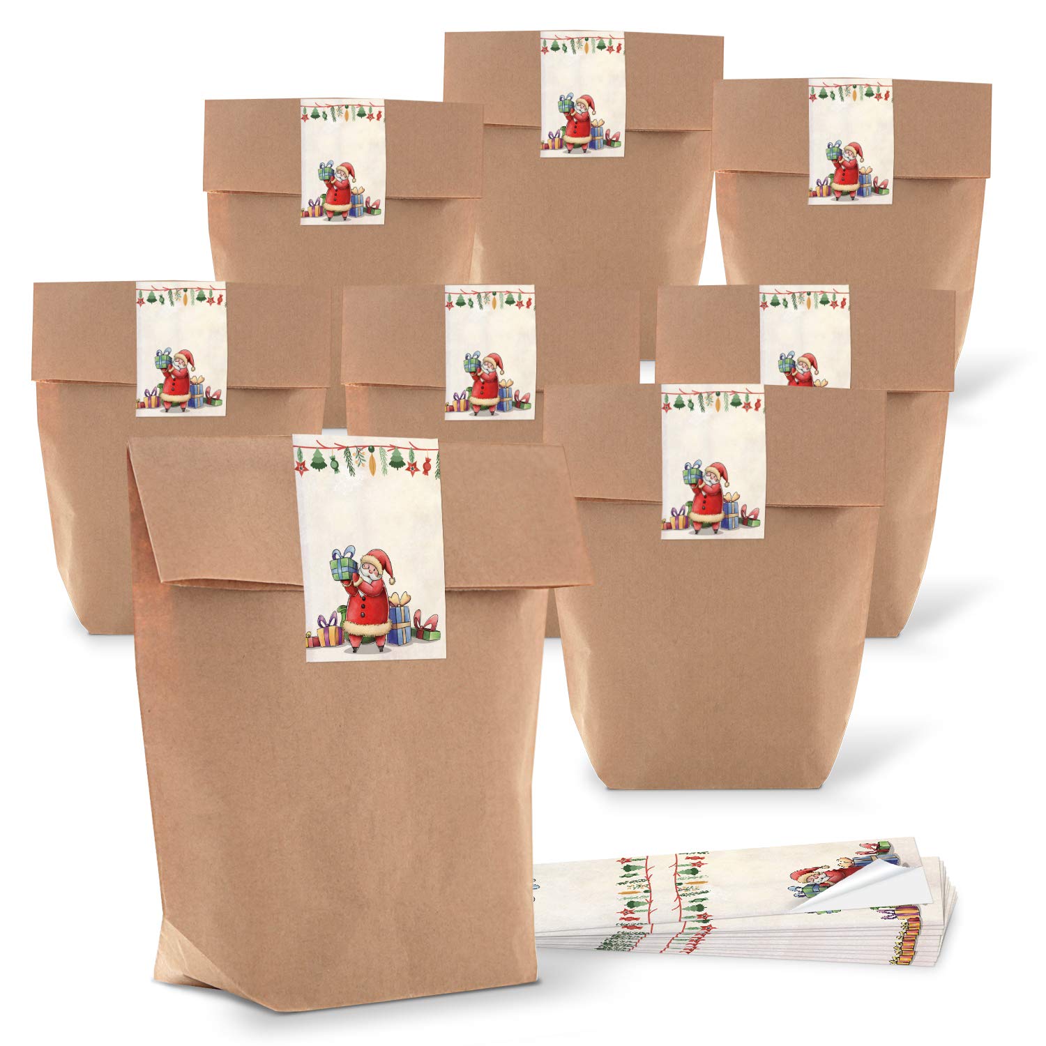 Logbuch-Verlag - 25 piccoli sacchetti di carta kraft marrone