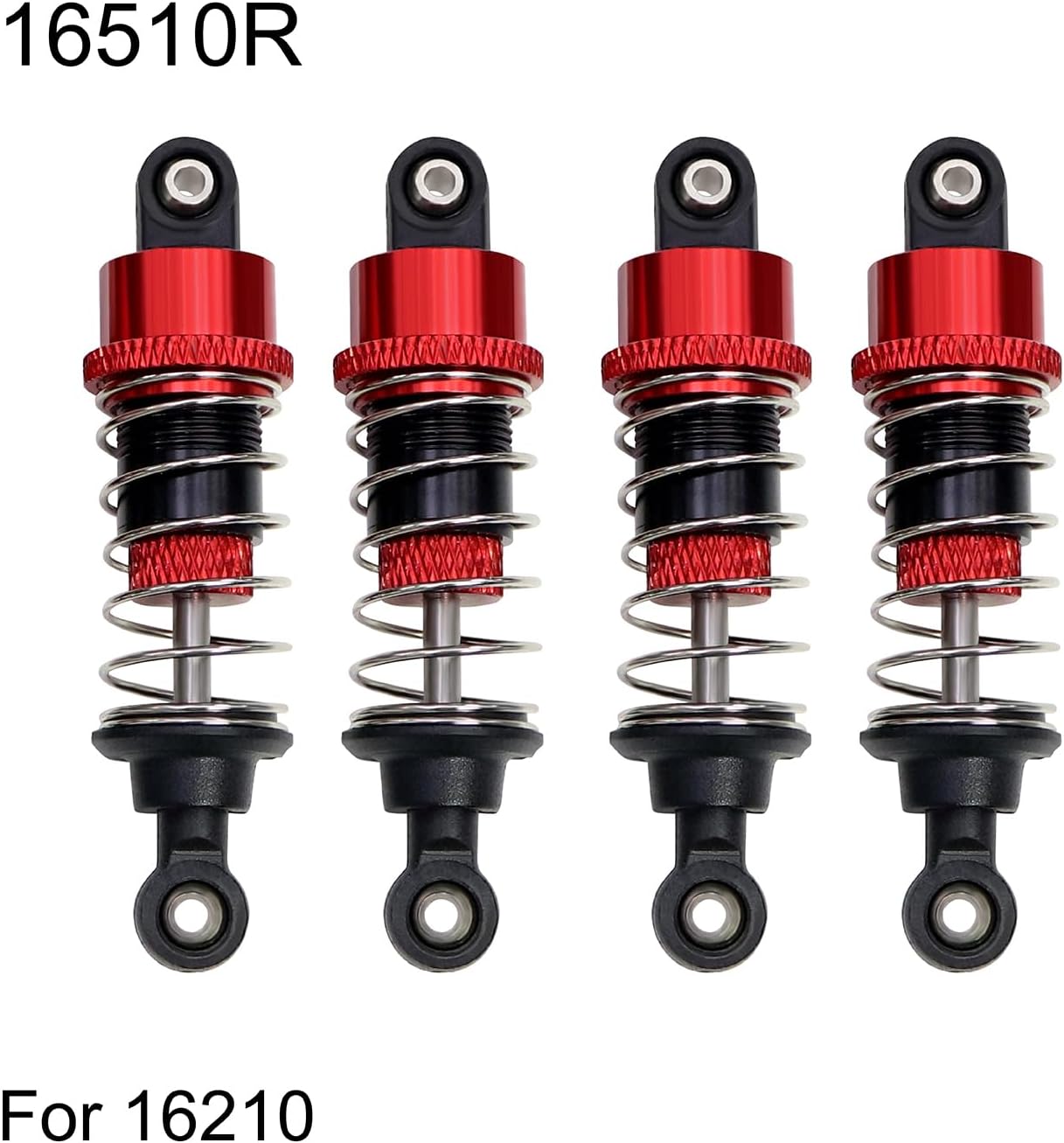 MJX 1/16 16210 16209 16208 Shock Absorbers Front Rear Hydraulic Shock Absorbers RC Car Stock Space Parts 16500R 16510R (4Pcs 16510R)