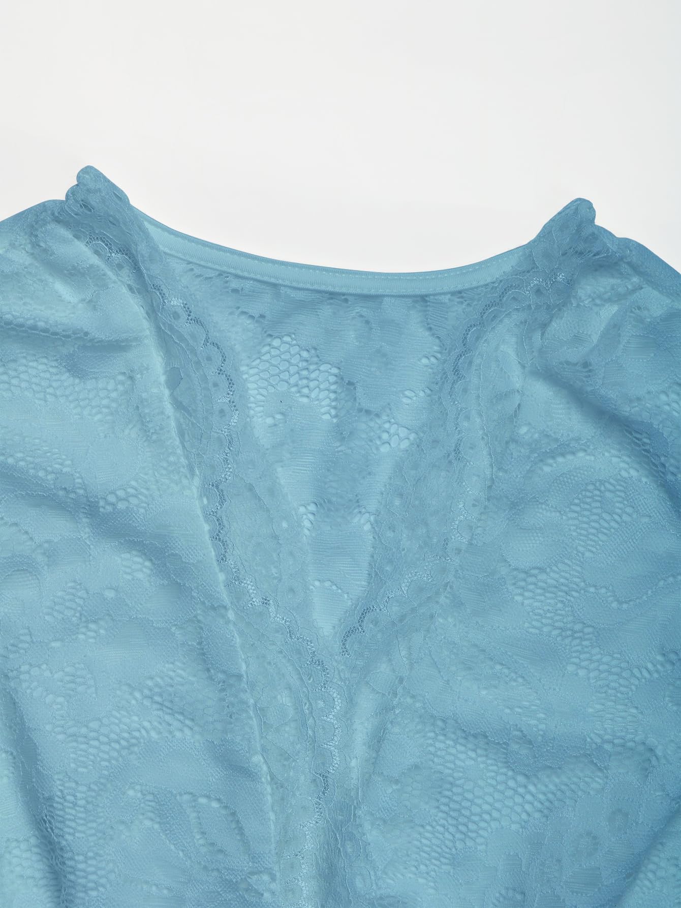 Body da donna sexy in pizzo floreale, trasparente, senza maniche, top Going Out Top