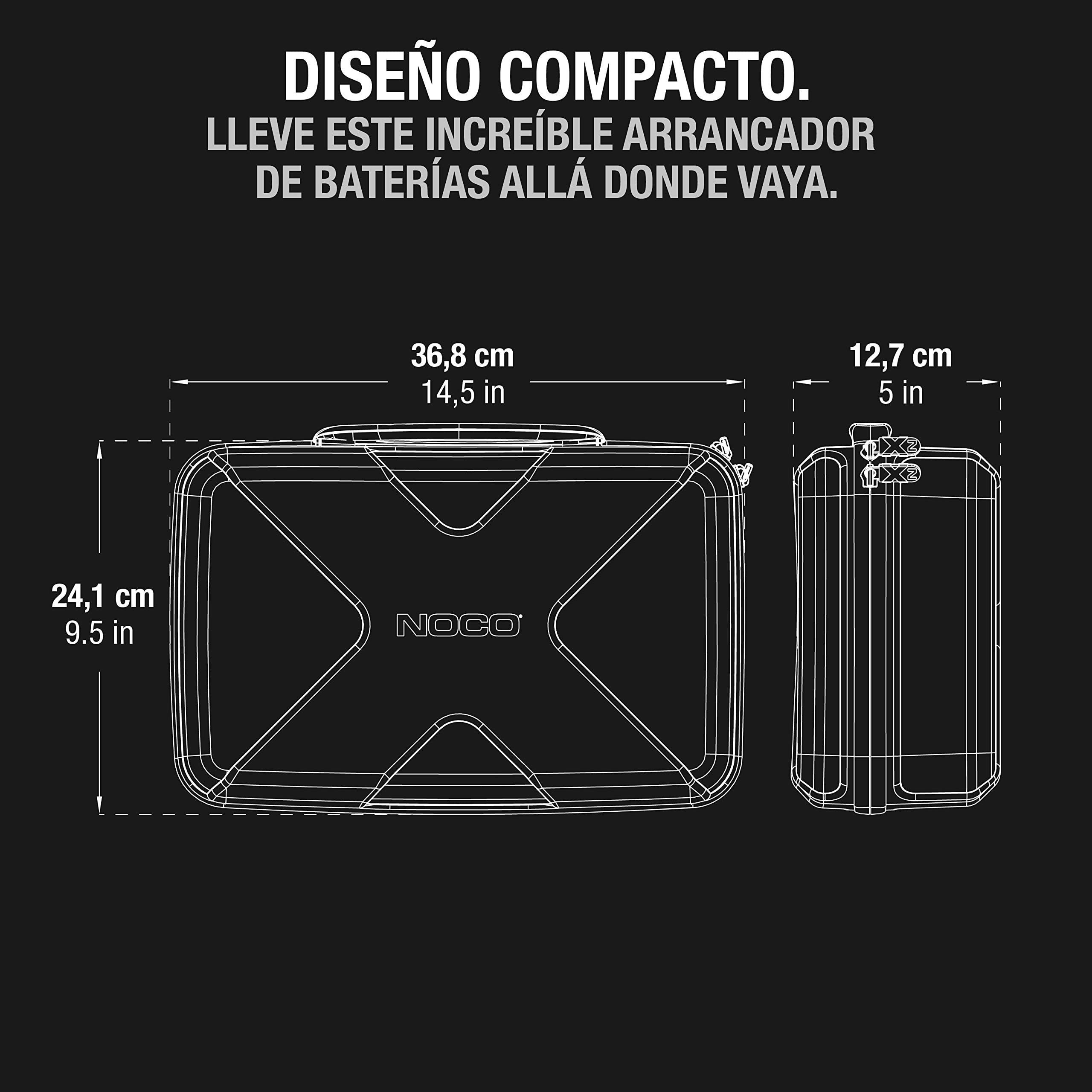 NOCO GBC104 Boost X Maletín de Protección EVA para Arrancadores Auxiliares de Litio GBX155 UltraSafe