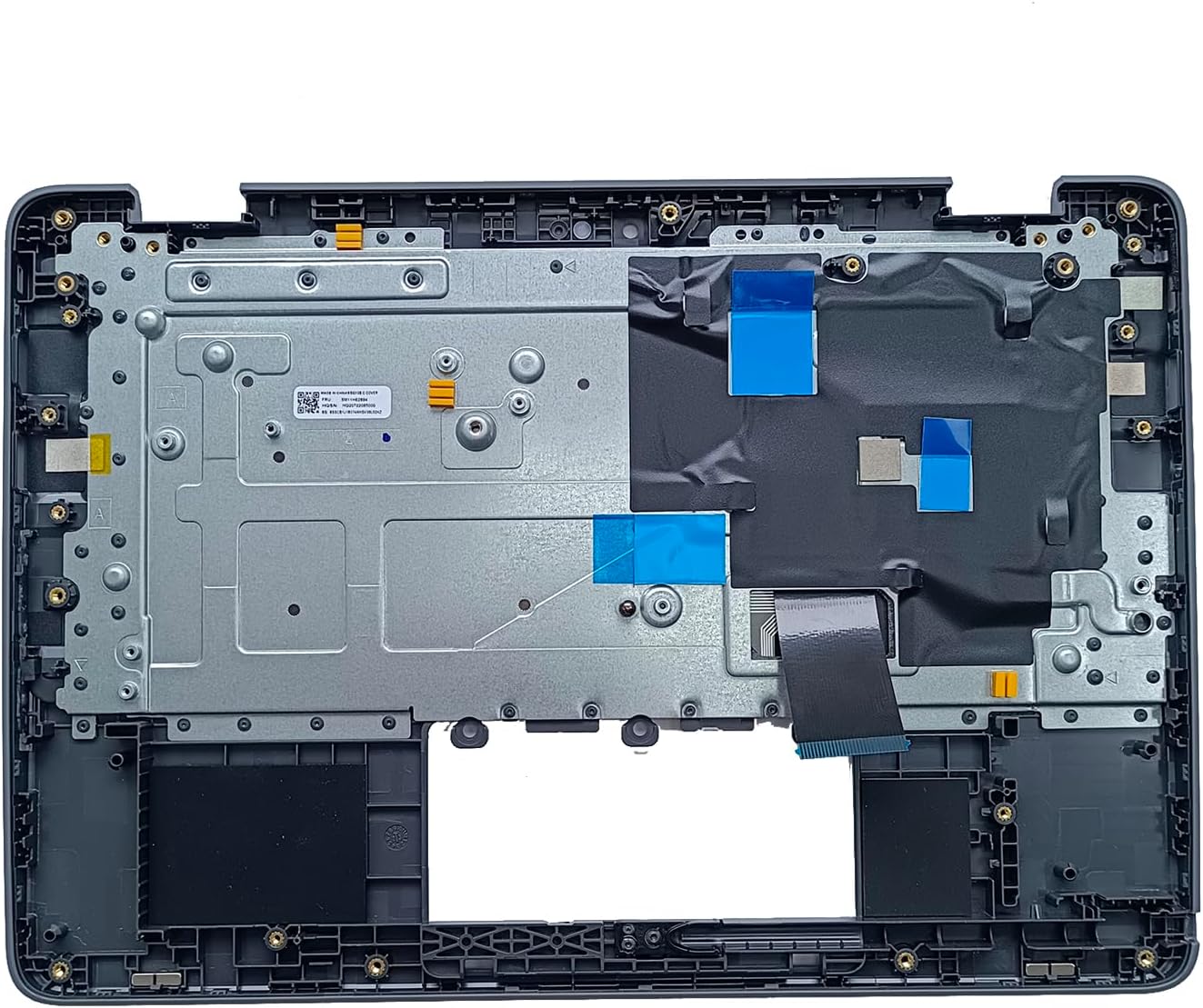 Replacement for Lenovo Chromebook 300E Yoga Gen4 (WFC) Laptop Upper Top Cover Case Palmrest US Keyboard Assembly Part 5M11H62894 Gray