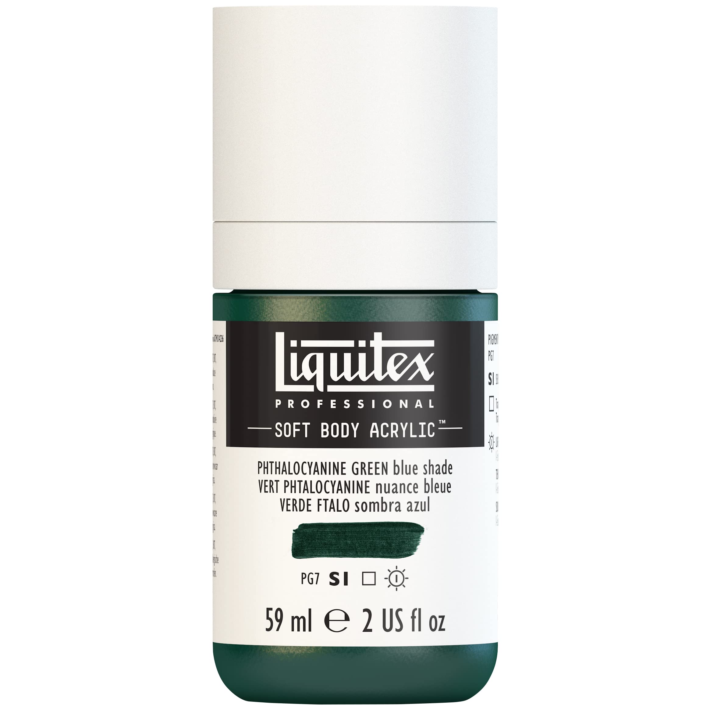 Liquitex Acrylic Paint, Phthalo Green (Blue Tone), 59 ml (Pack of 1) — image 1