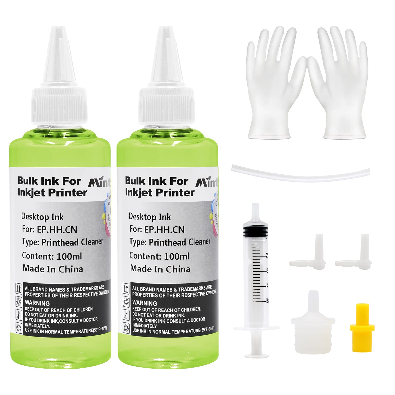 Mintink Printer Head Cleaning Kit for HP, Canon, Brother, Epson