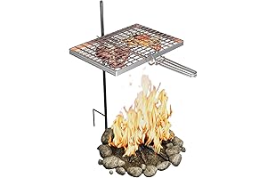 Swivel Campfire Grill - The Ultimate Outdoor Cooking Experience