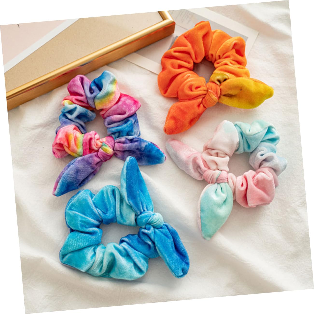 Healeved 16piezas Scrunchies De Diseño y Alta Elasticidad Para Mujeres Accesorios De Pelo Versátiles y Prácticos Para Ocasiones Especiales y Uso Diario