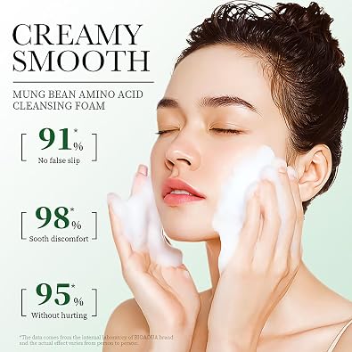 BIOAQUA 98% Mung Bean Amino Acid Cleansing Foam Oil Control 150ml