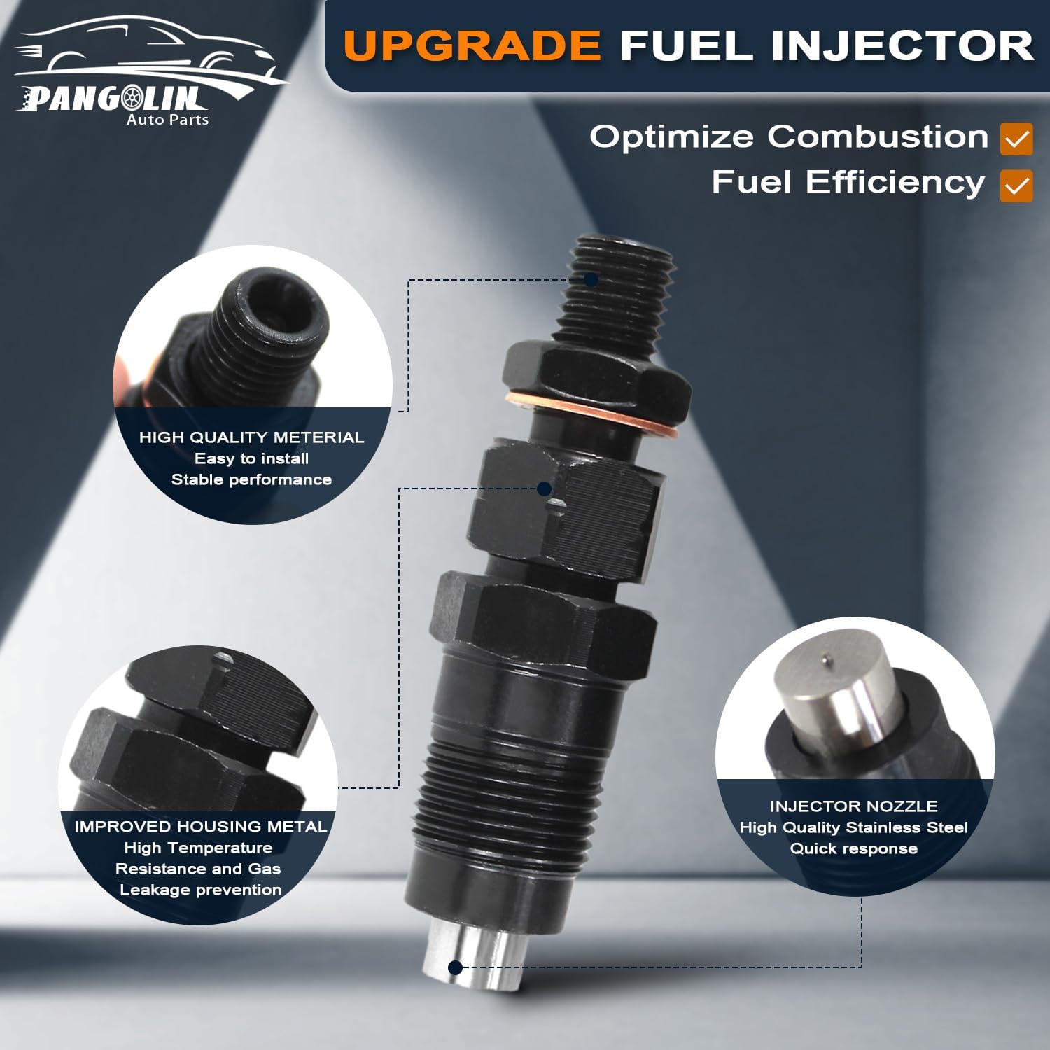 PANGOLIN MD196607 105148-1311 Fuel Injector 4PCS for Mitsubishi L400 L200 L300 4D56 Engine Aftermarket Parts