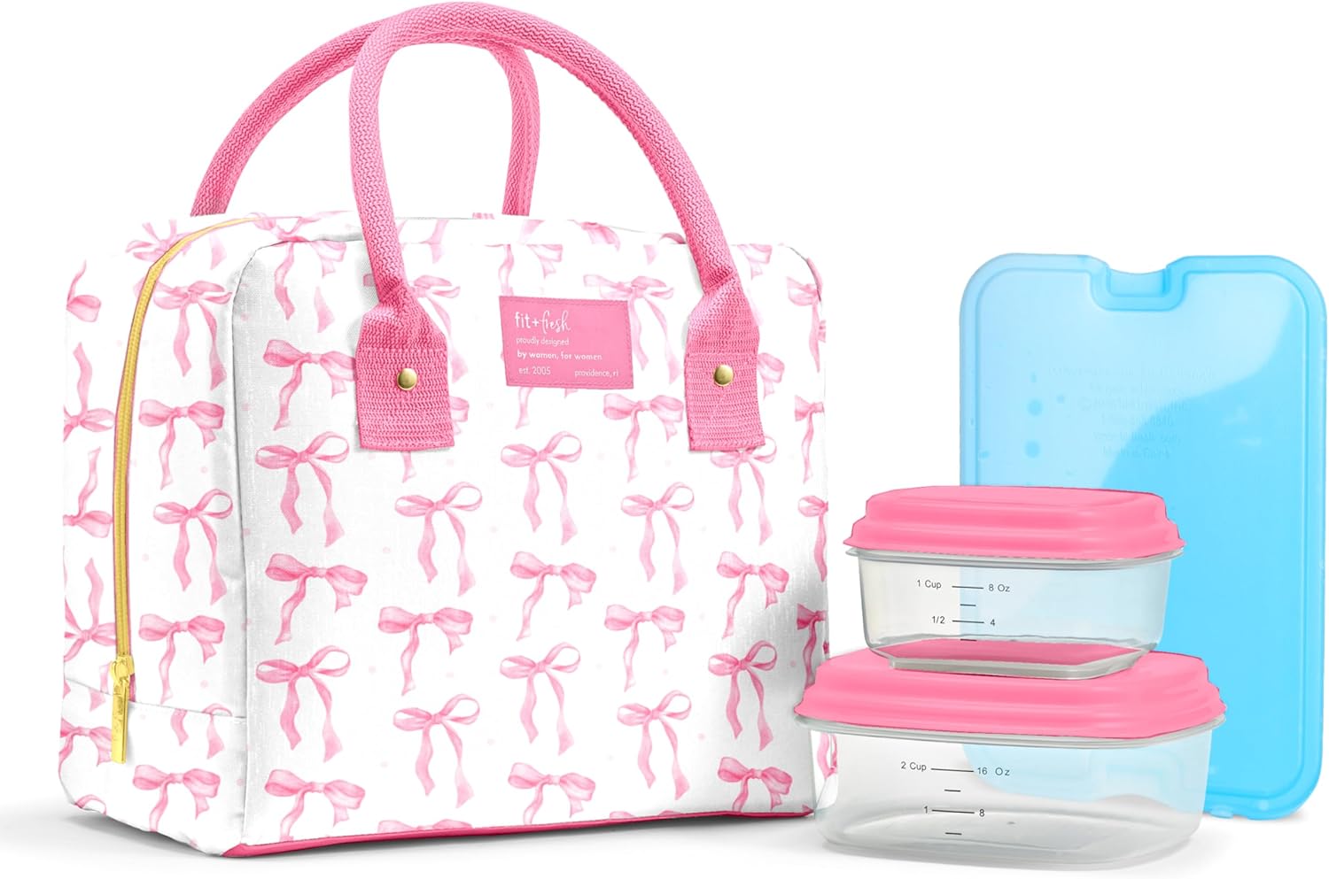 Lokass initial lunch bag women lunch box for women insulated