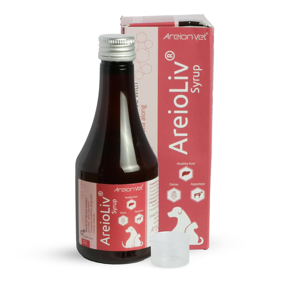 AreioLiv Syrup Pet Supplement for Liver (200ml Bottle_AreLiv200)