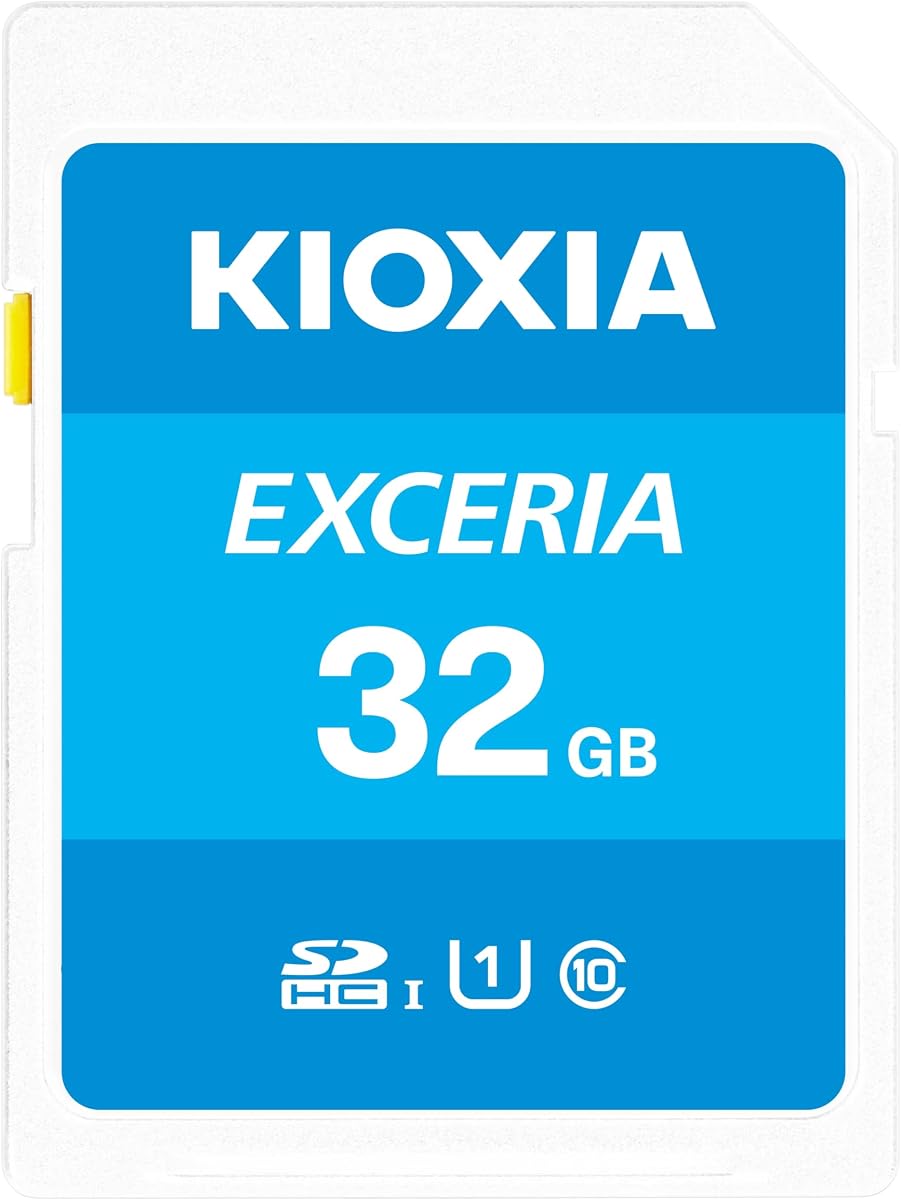 KIOXIA KLNEA032G Formerly Toshiba Memory SD Card, 32 GB SDHC UHS-I Class 10 Reading Speed, 100 MB/s Readable Speed, Genuine Japanese Product, 5 Years Manufacturer's Warranty