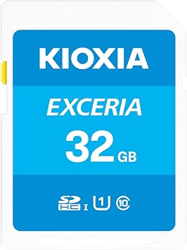 KIOXIA   Made in Japan SD Card 32GB SDHC UHS-I Class 10 Read Speed 100MB/s Domestic Genuine Product Manufacturer 5 Years KLNEA032G