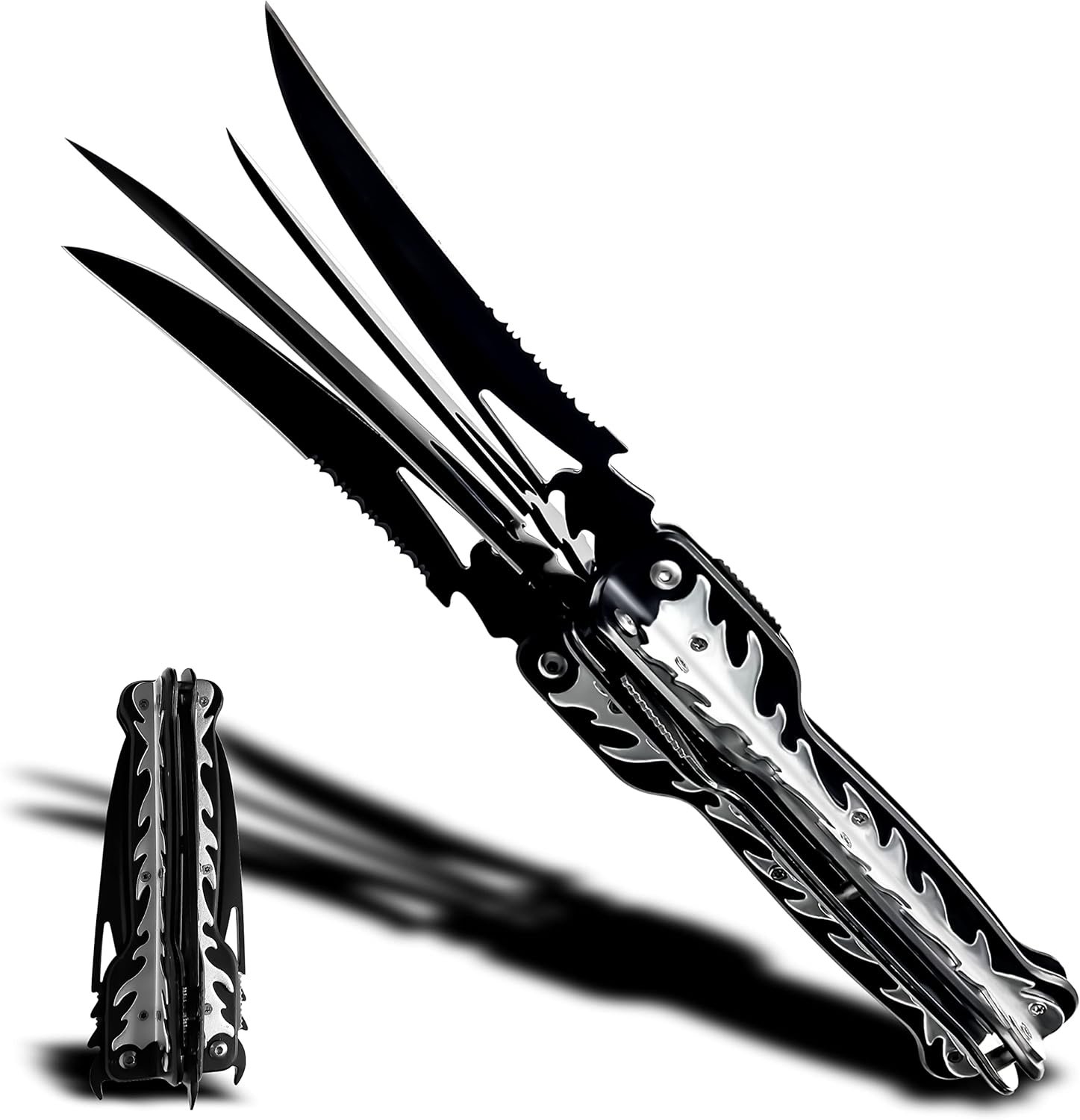 AULAKNIV Tactical Pocket Knives Survival Folding Knife, Cool Camping Knife