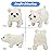 Hopearl Walking Polar Bear Interactive Electronic Pet Plush White Bear Toy with Sounds and Movements Animated Shaking Head Gifts for Toddlers Birthday, 9\'\'