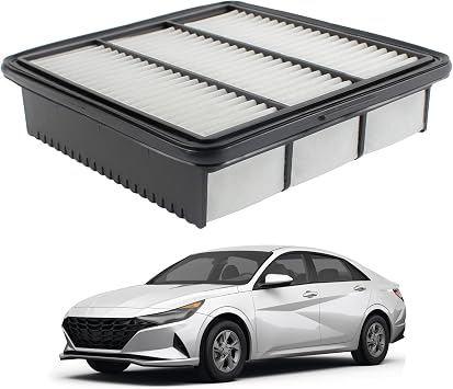 Engine Air Filter Compatible with 2021 2022 2023 2024 Hyundai Elantra Limited/SE/SEL 2.0L Replaces# 28113-AA100 28113-AA100-AS 28113AA100