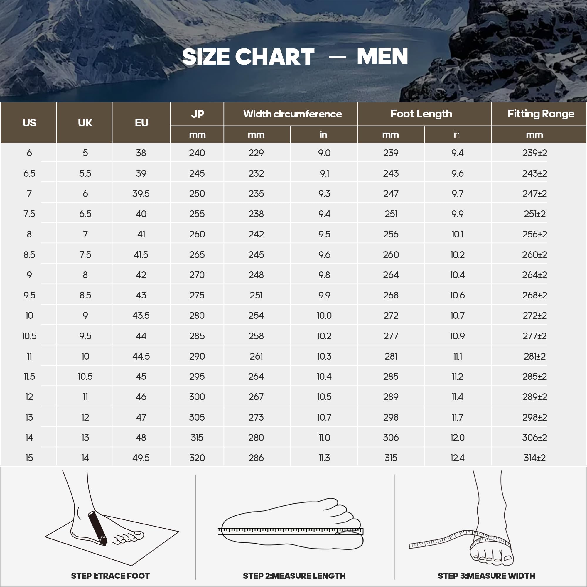 NORTIV 8 Bottes de neige imperméables pour homme - Légères et décontractées - Chukka