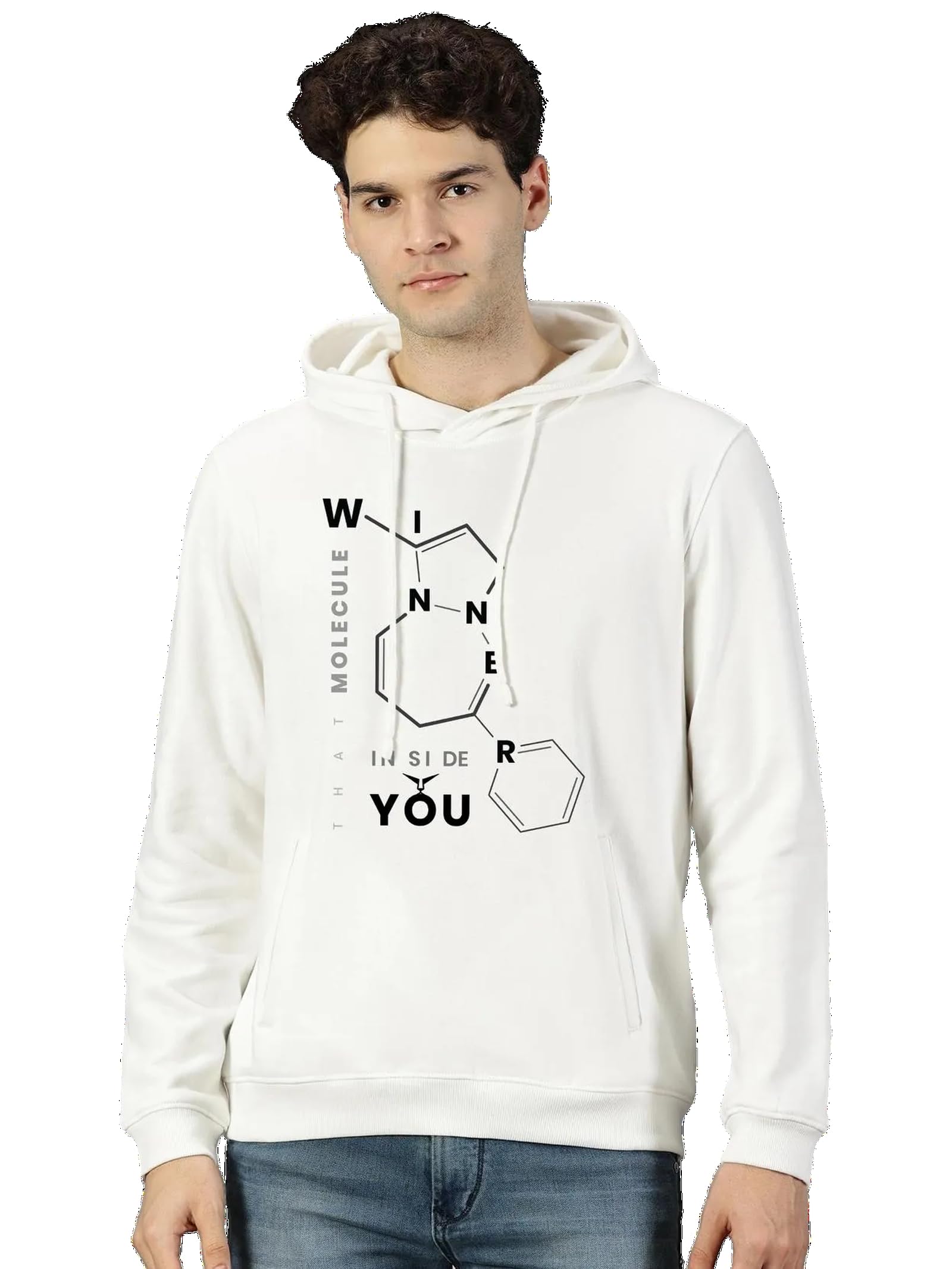 men's cotton blend winner printed regular fit hooded neck full sleeve sweatshirt hoodies