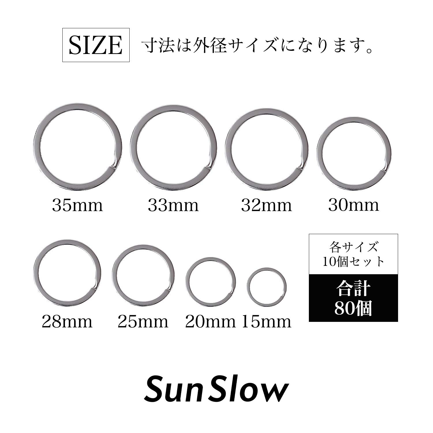 HYKE シルバーダブルリング　サイズ2 HYKE Double Silver Ring, Size 2, Sterling Silver (Unisex)