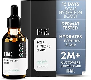 Scalp Vitalizing Serum, For Scalp Related Problems Like Dryness, Dandruff & Itchiness Provides Clean Scalp & Promotes Hair Growth 50Ml Transperant