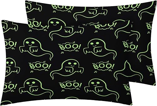 Miniatura 149 de Sábanas de murciélago tamaño individual – Juego de sábanas de Halloween para niños y niñas, juego de sábanas en blanco y negro, microfibra suave