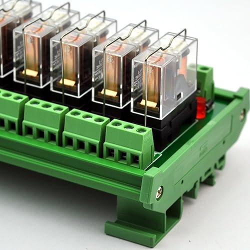 Miniatura 6 de Electronics-Salon Montaje en carril DIN ACDC 12V Control 4 SPDT 16Amp módulo de relé de potencia enchufable, G2R-1-E