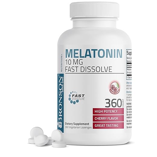 Bronson Melatonin Fast Dissolve Chewable Tablets
