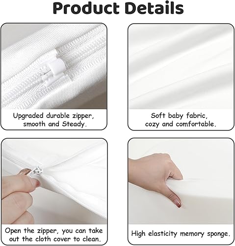 Miniatura 33 de Piscina de pelotas para bebés para niños pequeños, 35.4 x 11.8 pulgadas, piscina de bolas redondas suaves para bebés, corralito de juegos para gris