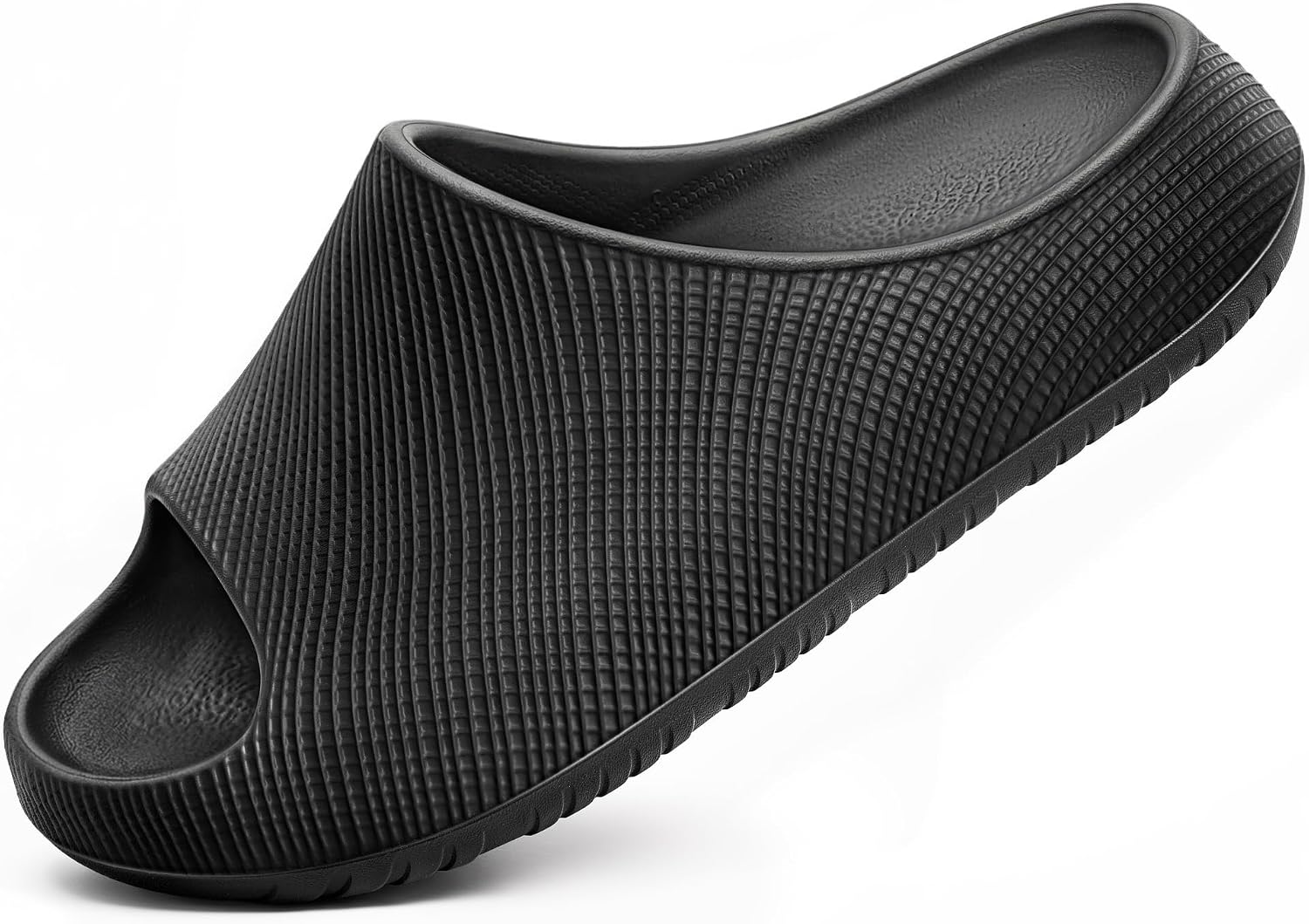 BULLIANT Pillow Slide Sandals For Women and Men-High Density Cushioned Shower Slippers Massage Sandals-Nonslip