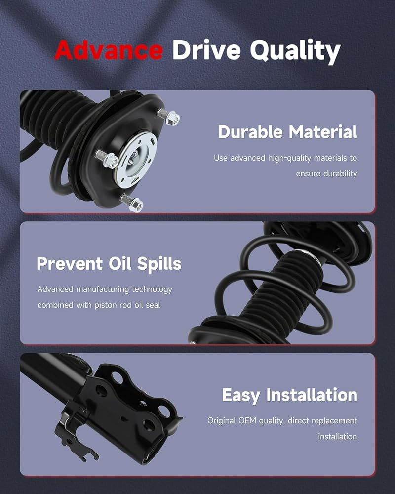 Complete Struts Shock Absorbers Fits For 03-16 For Toyota 4Runner, 07 - View #9