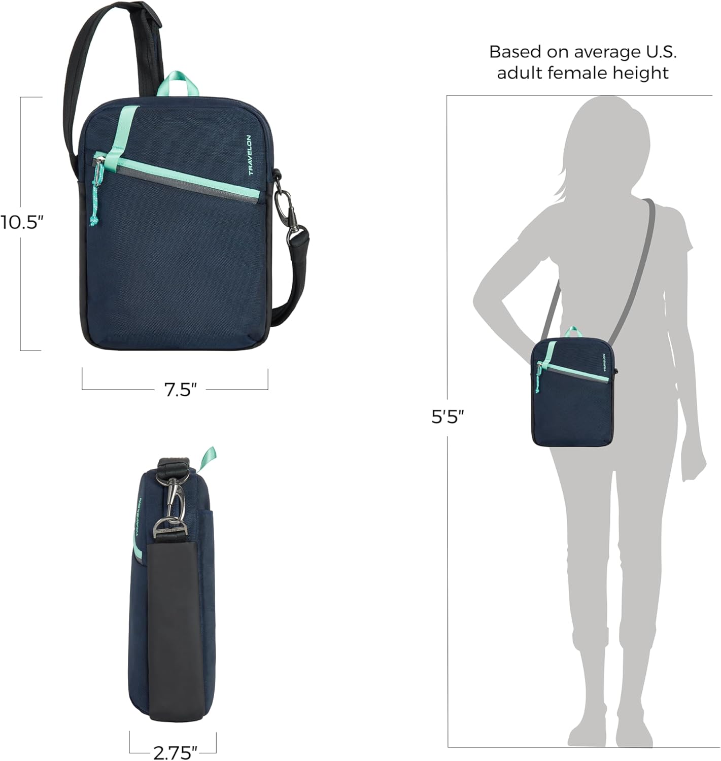 Travelon Anti-Theft Greenlander Small Crossbody - Image 2