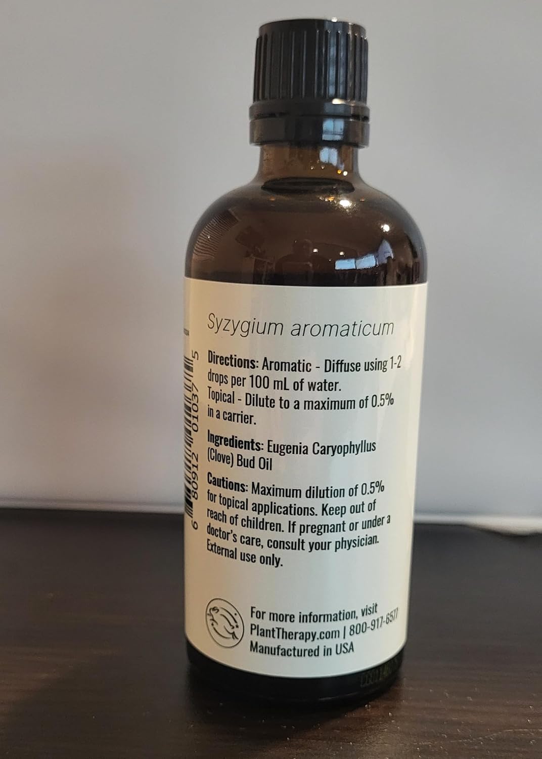 Plant Therapy Clove Bud Essential Oil 100 mL (3.3 oz), 100% Pure, Undiluted, Natural Aromatherapy