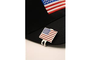 Mulligan Hooligan USA Flag Golf Ball Marker Display Stand