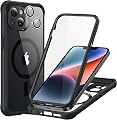ESR for iPhone 14 Pro Max Case with Screen Protector, Clear Black | Compatible with MagSafe, with Camera Lens Protector, Military-Grade Drop Protection, Resists Scratches, Magnetic Phone Case