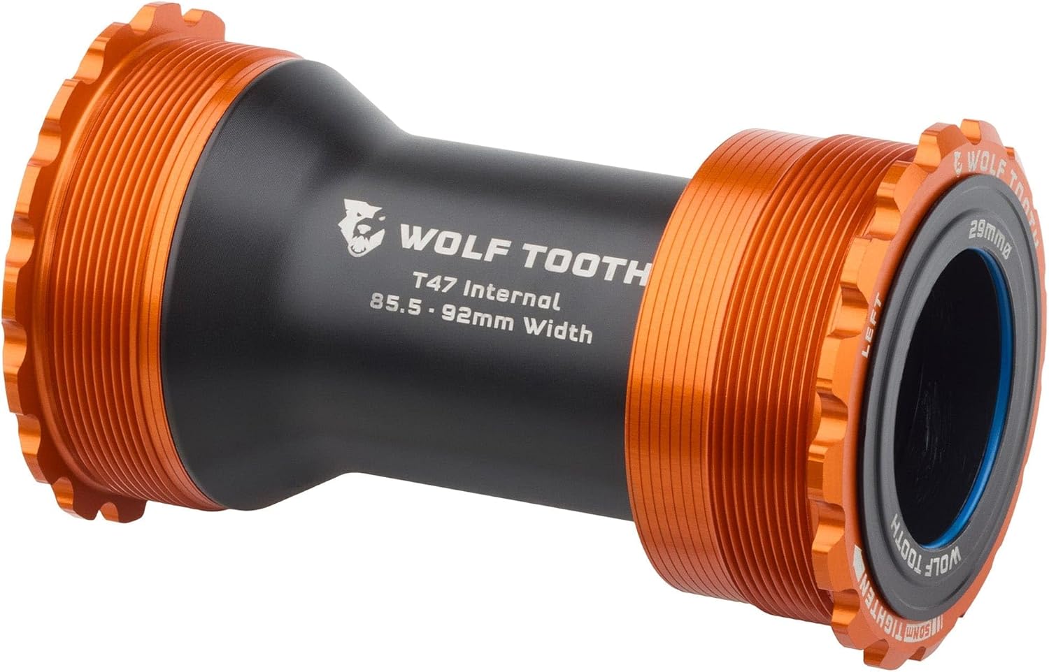 Wolf Tooth T47 Internal Bottom Bracket 29mm Olive | Lightweight, Durable Aluminum & Custom Bearings for Smooth Performance, Weather Sealing, and Universal Compatibility