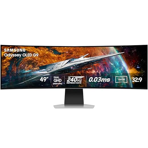 Samsung 49 inch Odyssey OLED G9 Gaming Monitor (LS49CG954SNXZA) -[Canada Version]