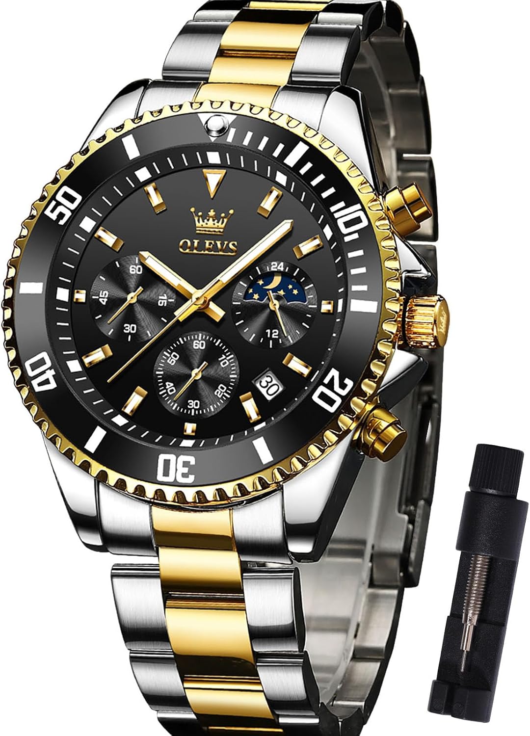 2870 Black Dial/Two-tone Strap