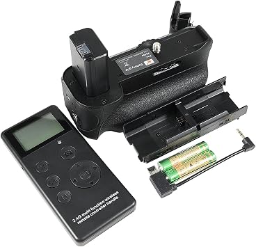 DSTE VG-6500 Battery Grip Compatible with Sony A6500 ILCE-6500 Digital Camera, with Remote Control, Working with NP-FW50 Battery not Included