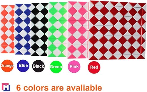 Miniatura 3 de Mipartebo Rompecabezas de cubo mágico de serpiente giratoria, 144 cuñas, tamaño grande, juguetes de serpiente, regalos de fiesta para niños, adultos