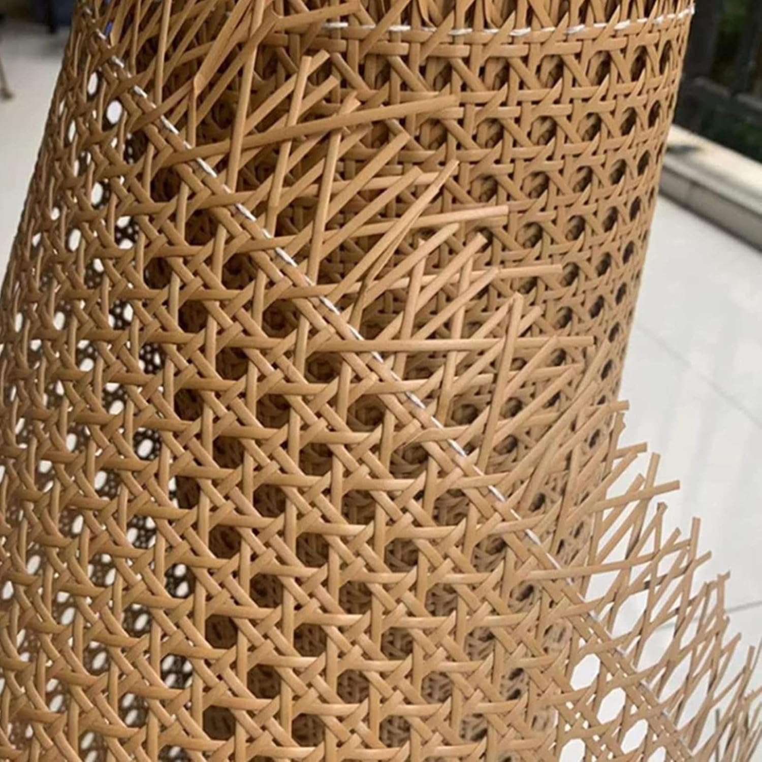 YLLFFLL 40 50 60 70 80 90 100cm Wide Natural Rattan bing