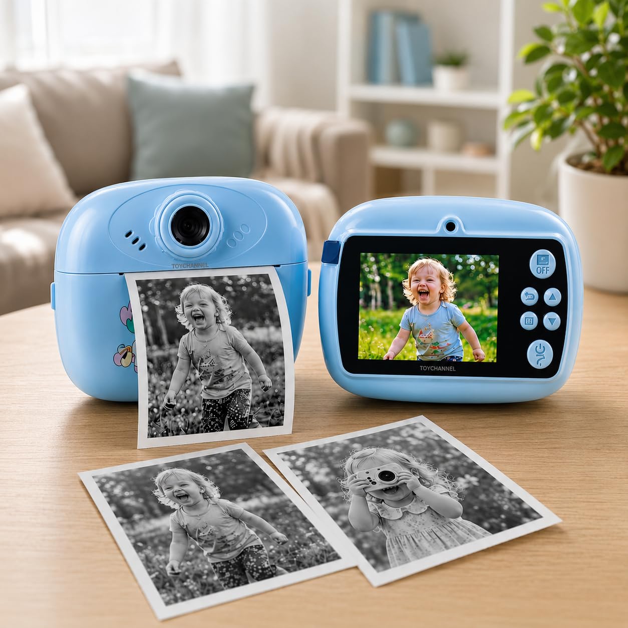 Toy Channel Kids Instant Print Camera, 1080P HD Photo & Video Camera with Built-in Thermal Printer,Best Gift,Fun Photo Camera for Boys and Girls-image-27