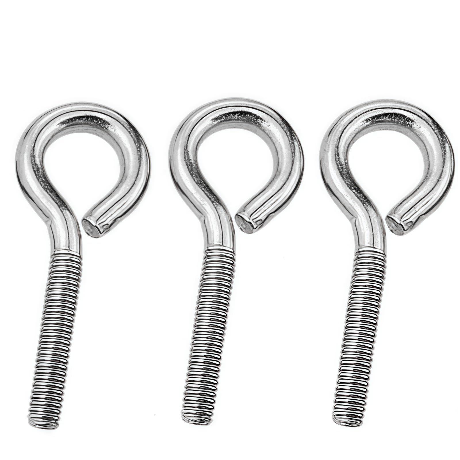 christmas tree stand screws,3 Pcs Eye Hooks Screw,Metal Expansion Bolts for Christmas Trees Garden Outdoor Climbing
