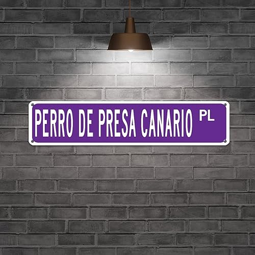 Miniatura 4 de Perro De Presa Canario Metal Sign Perro De Presa Canario Sign Street Signs Customized Perro De Presa Canario Gift Wall Art Vintage Metal Wall Sign
