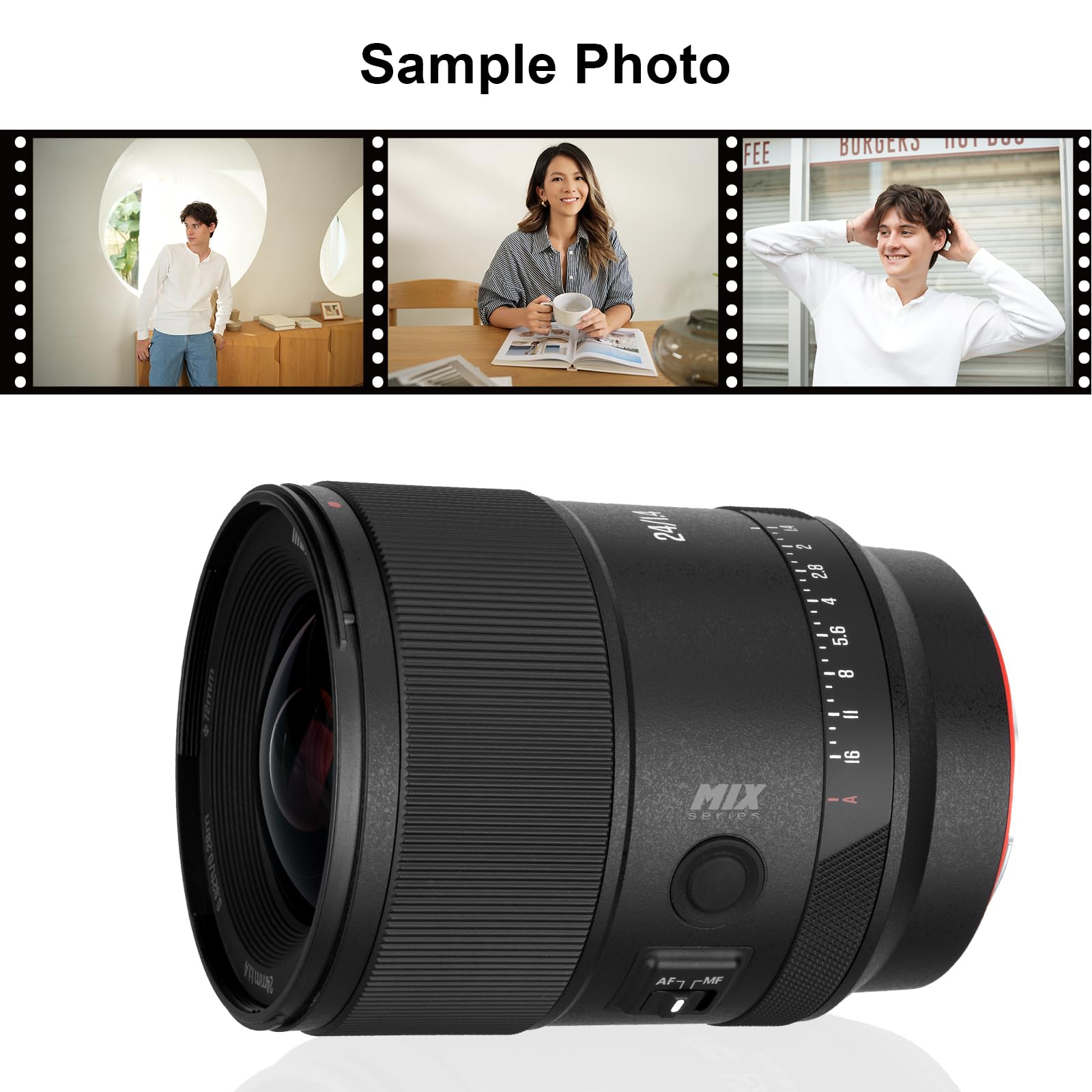 Amazon.co.jp: Meike 24mm F1.4 超広角 フルフレーム AF STM レンズ