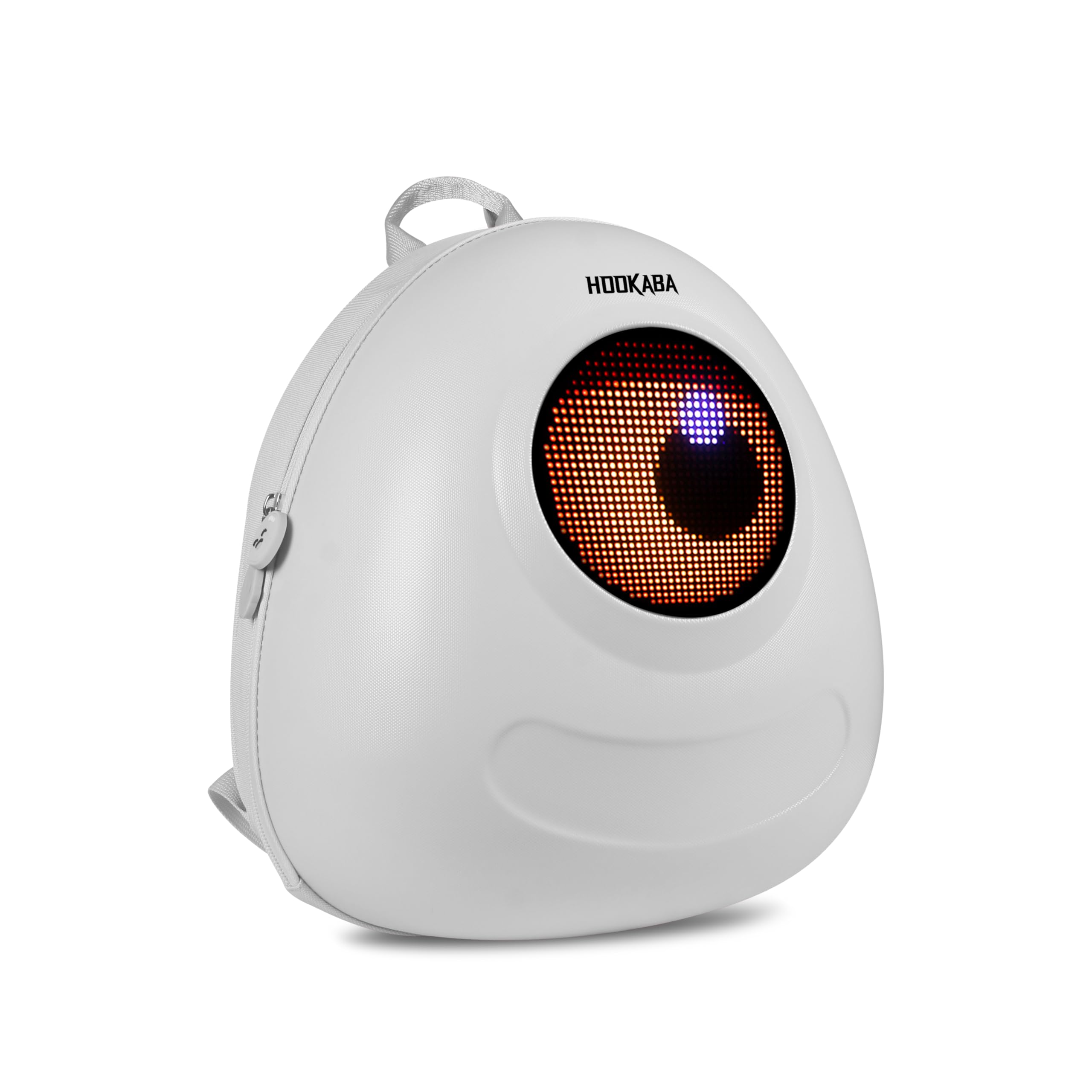 Hookaba GlowBuddy LED Eyes Backpack | Kids Smart Bag With App Control, Programmable Screen & Water Resistant | For School, Picnic, Travel | Mini Digital Daypack For Girls & Boys