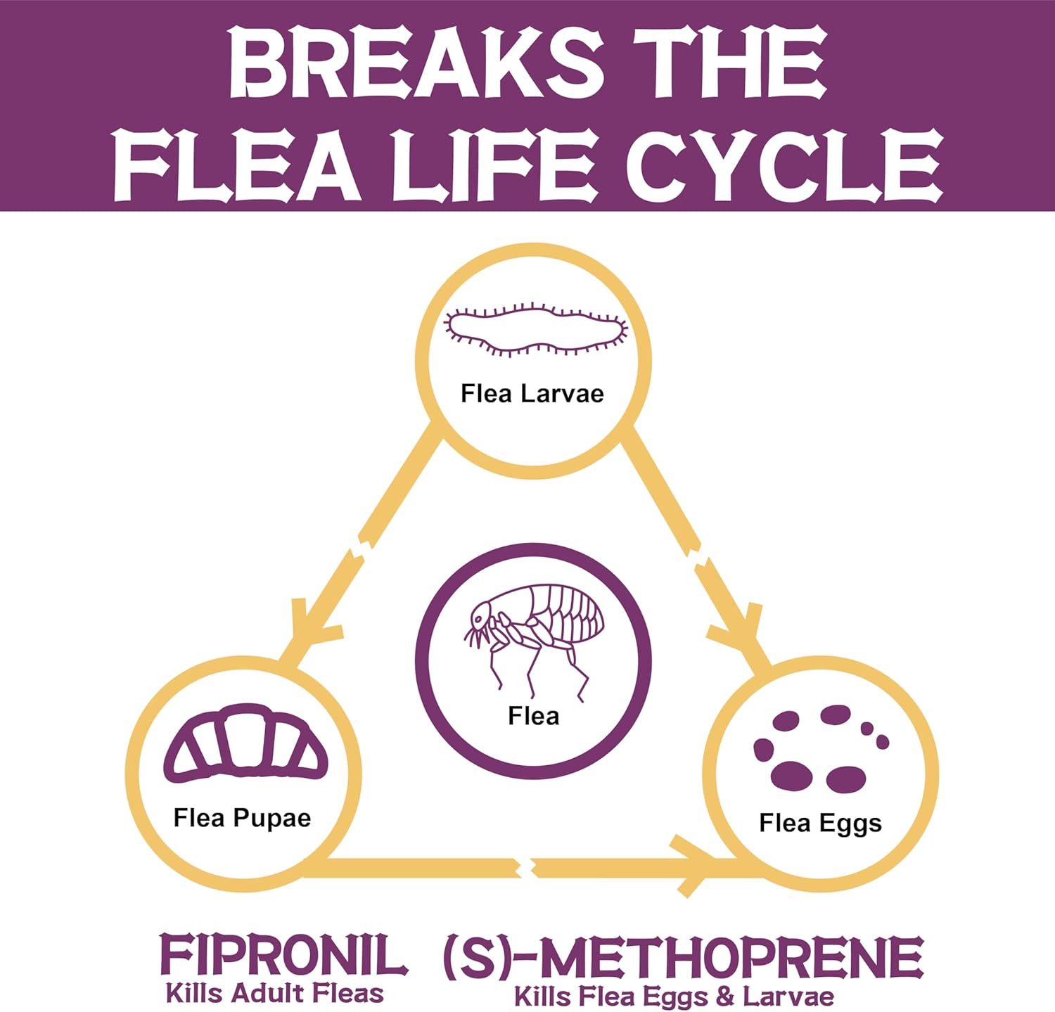 Flea and Tick Prevention for Cats, Flea and Tick Treatment for Cat Kitten, Flea & Tick Control, Over 1.5 Pounds, 6 Doses