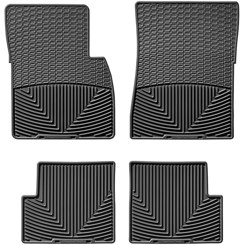 WeatherTech All-Weather Floor Mats for Mercedes G 55 AMG, AMG G 65, G-Class - 1st & 2nd Row (MB W463 B), Black